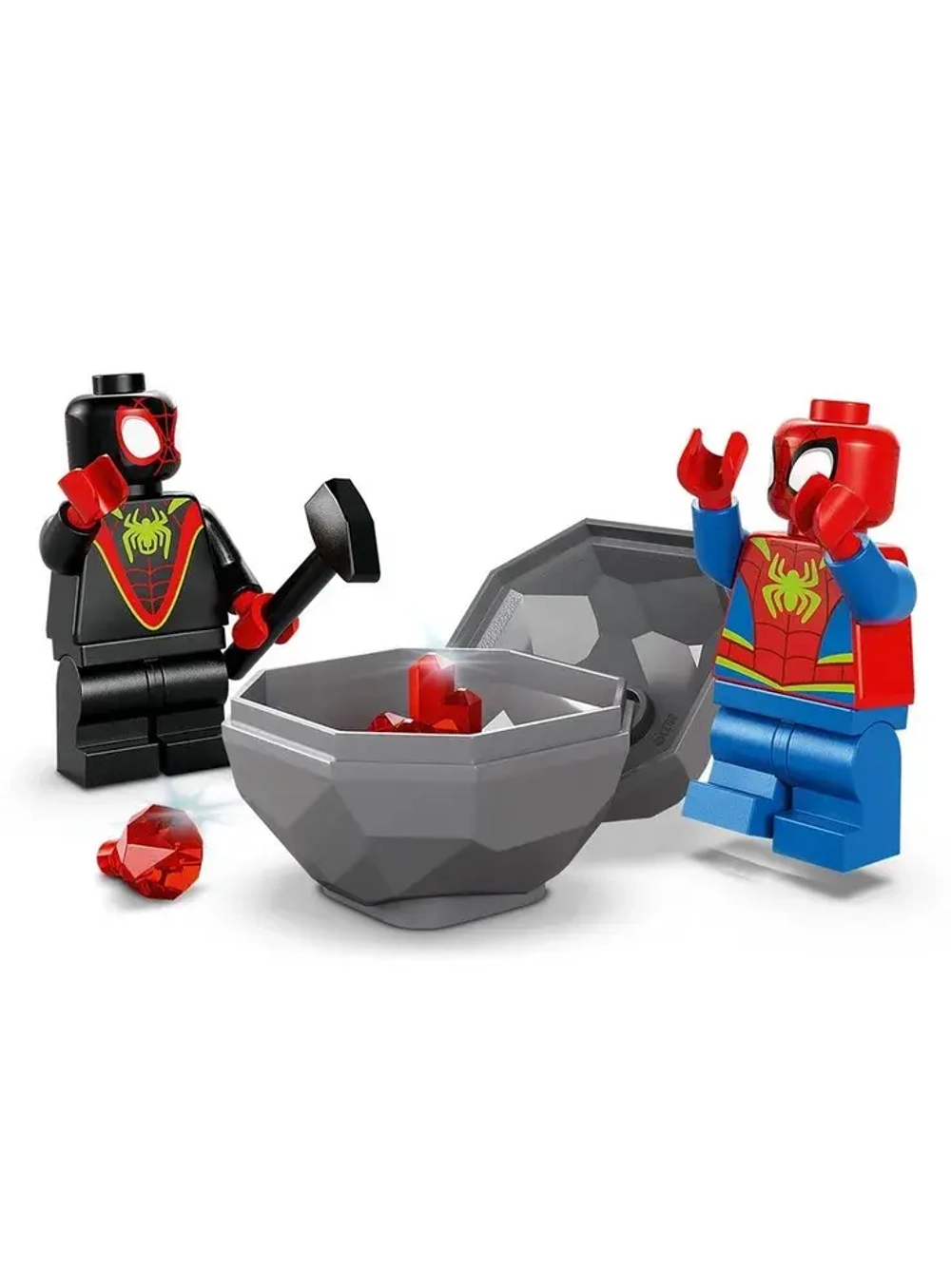 Конструктор LEGO Marvel Команда Паучков на спасательной миссии в грузовике-динозавре 11199