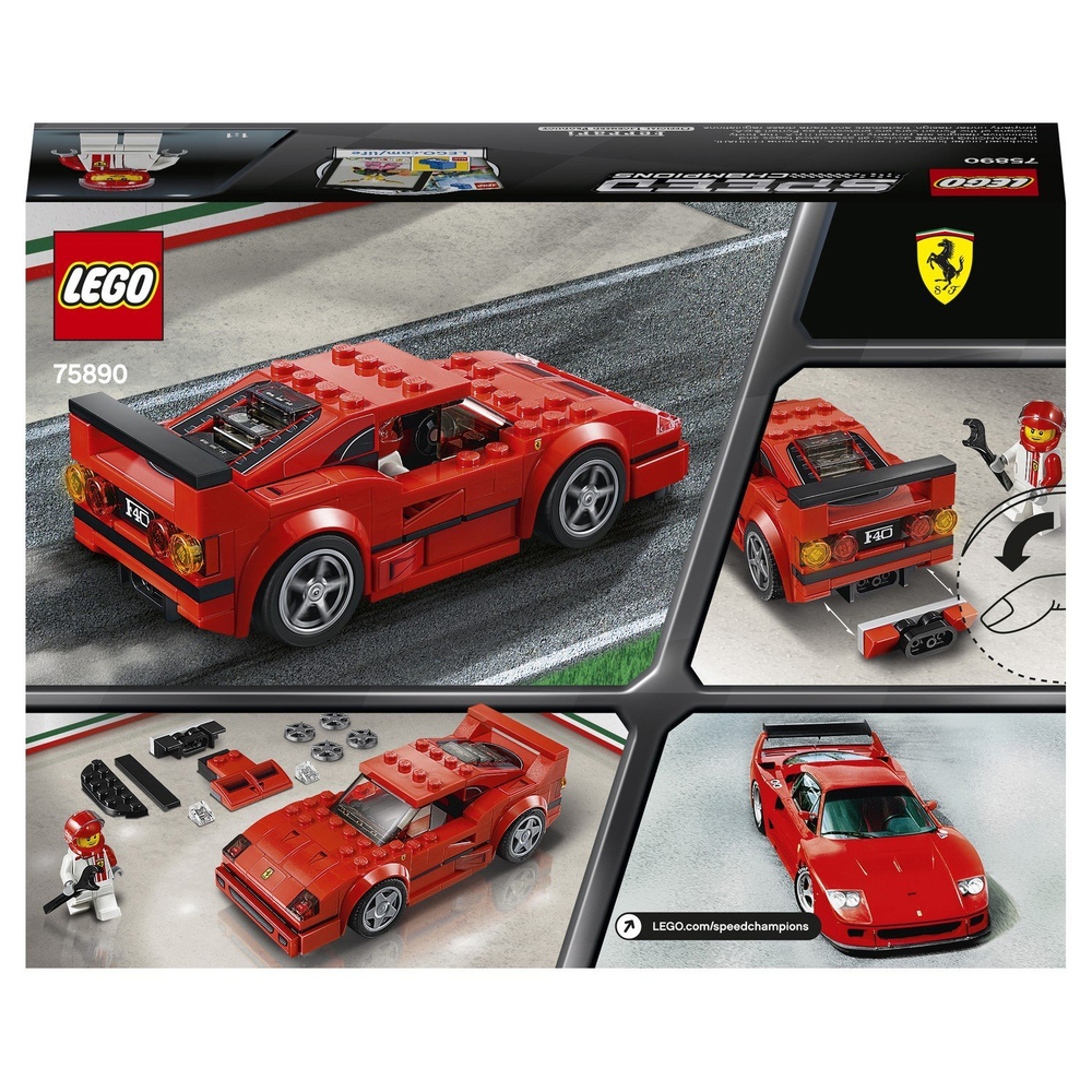 Конструктор LEGO Speed Champions Ferrari F40 Competizione | 75890
