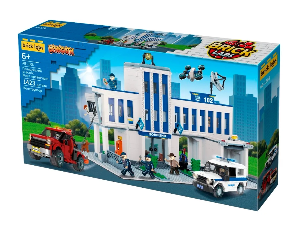 Конструктор Brick Labs Бриксити AB-1308 Форт правосудия