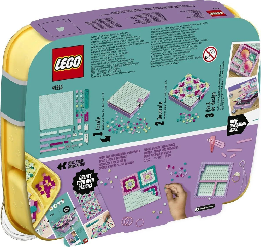 Набор для творчества LEGO DOTS Шкатулка для драгоценностей | 41915