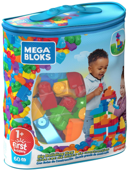 Конструктор MEGA BLOKS Мой первый конструктор, голубой | DCH55 / CYP67