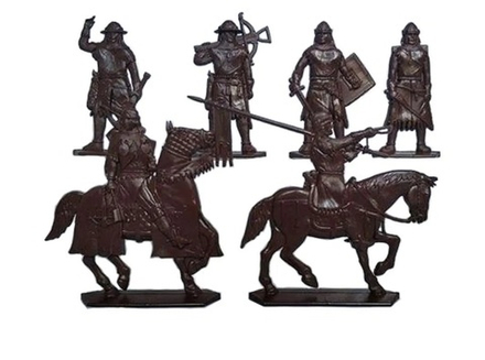 Солдатики "Барон Манфре". Шоколадный цвет