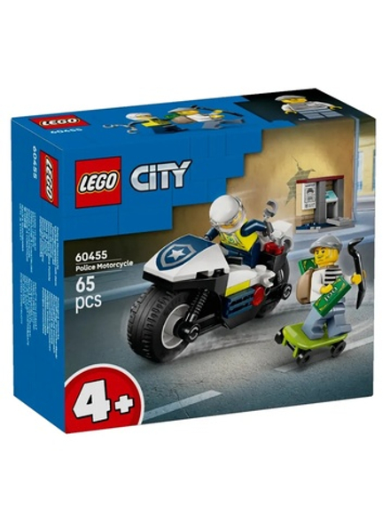 Конструктор LEGO CITY 60455 Полицейский мотоцикл