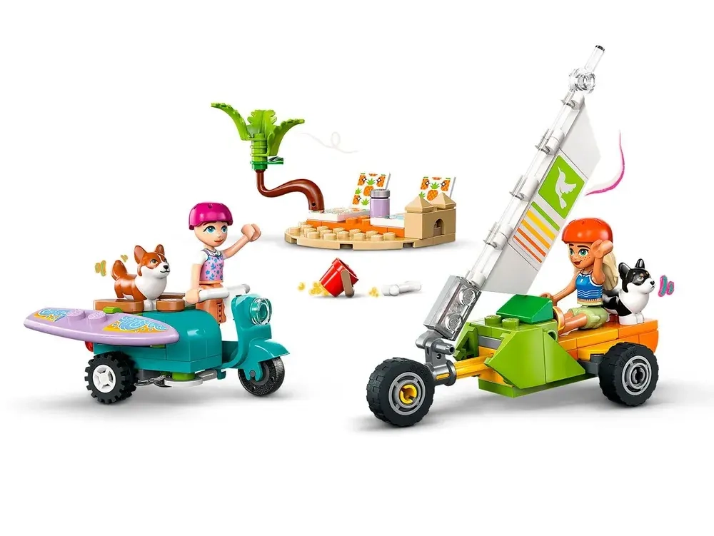 Конструктор LEGO Friends 42641 Собаки-сёрфингисты и приключения на скутере
