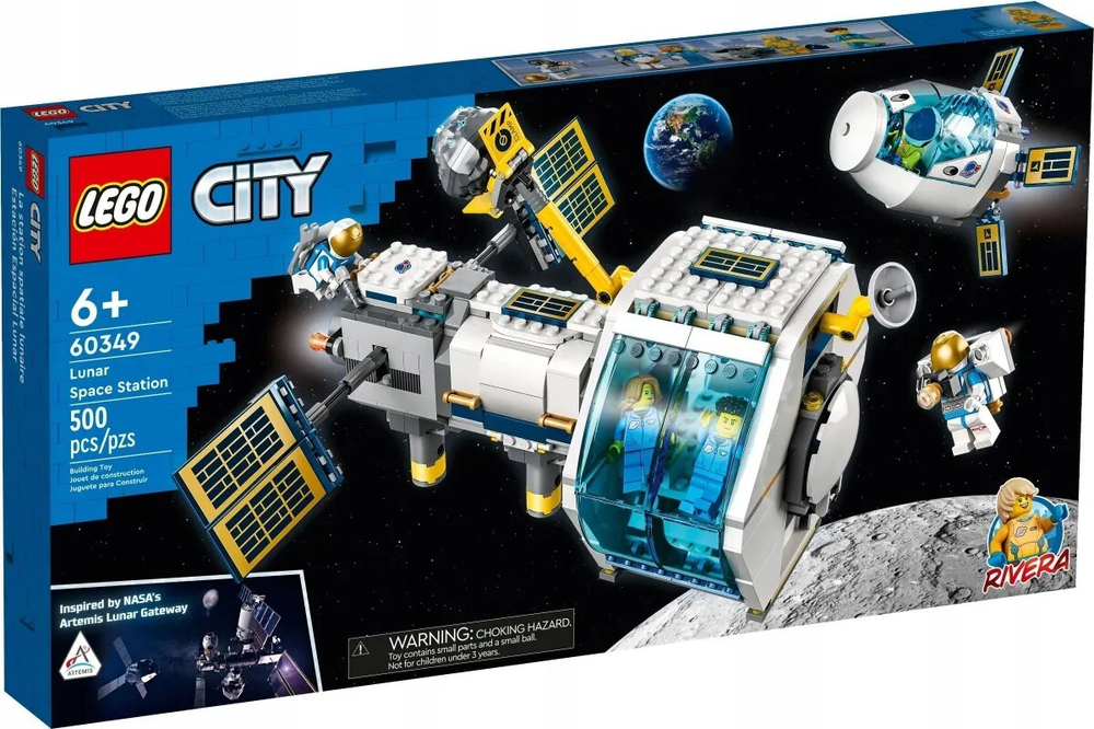 Конструктор LEGO City Space Port Лунная космическая станция | 60349