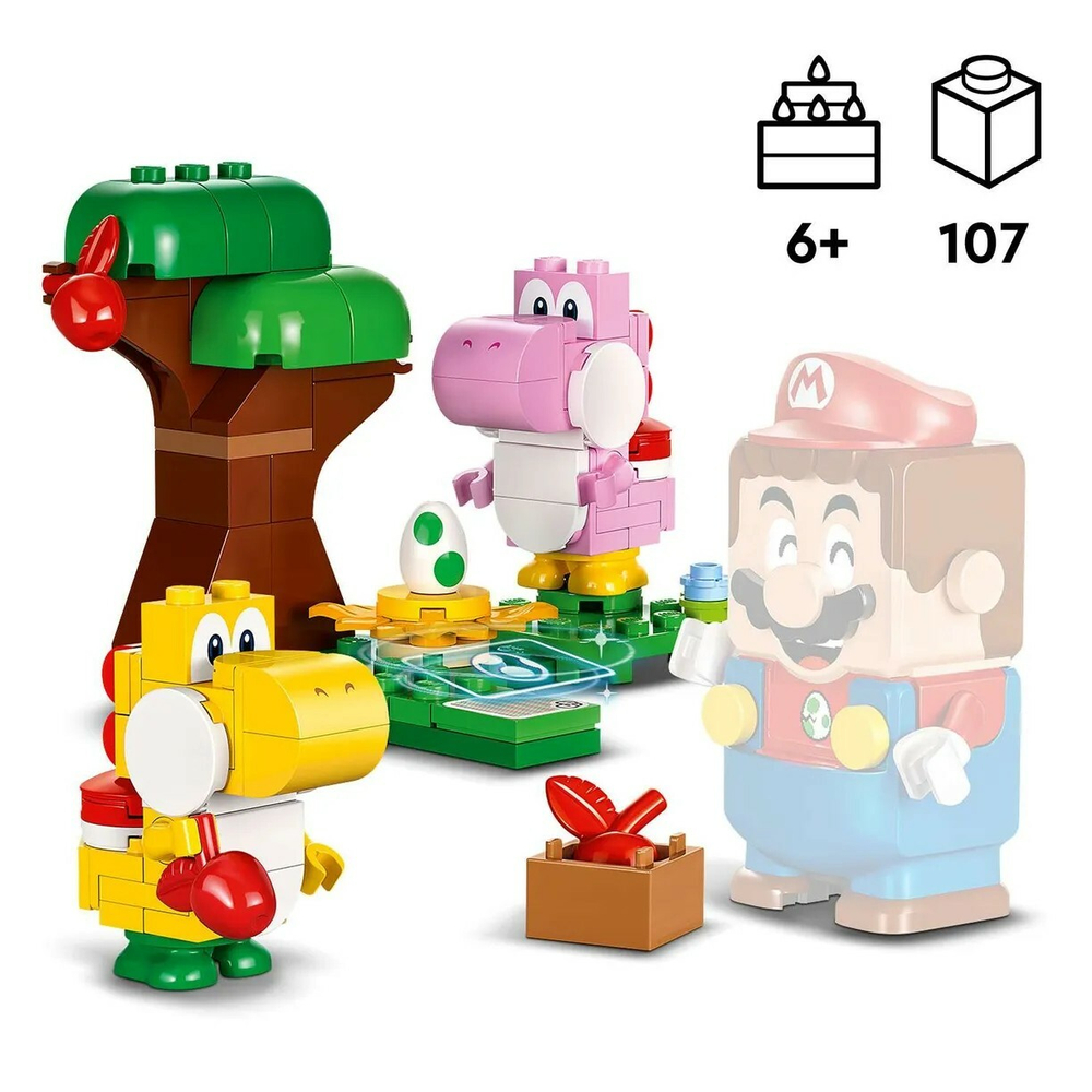 Конструктор LEGO Super Mario Расширенный набор «Яичный лес Йоши» | 71428