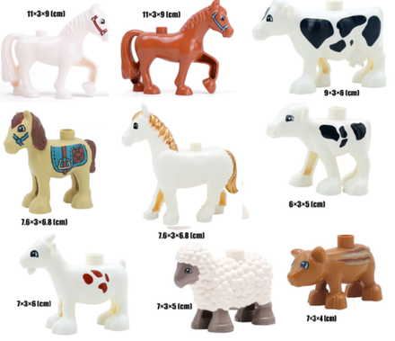 Набор животных ДУПЛО DUPLO "ДОМАШНИЕ ЖИВОТНЫЕ" - 9 шт, md1016