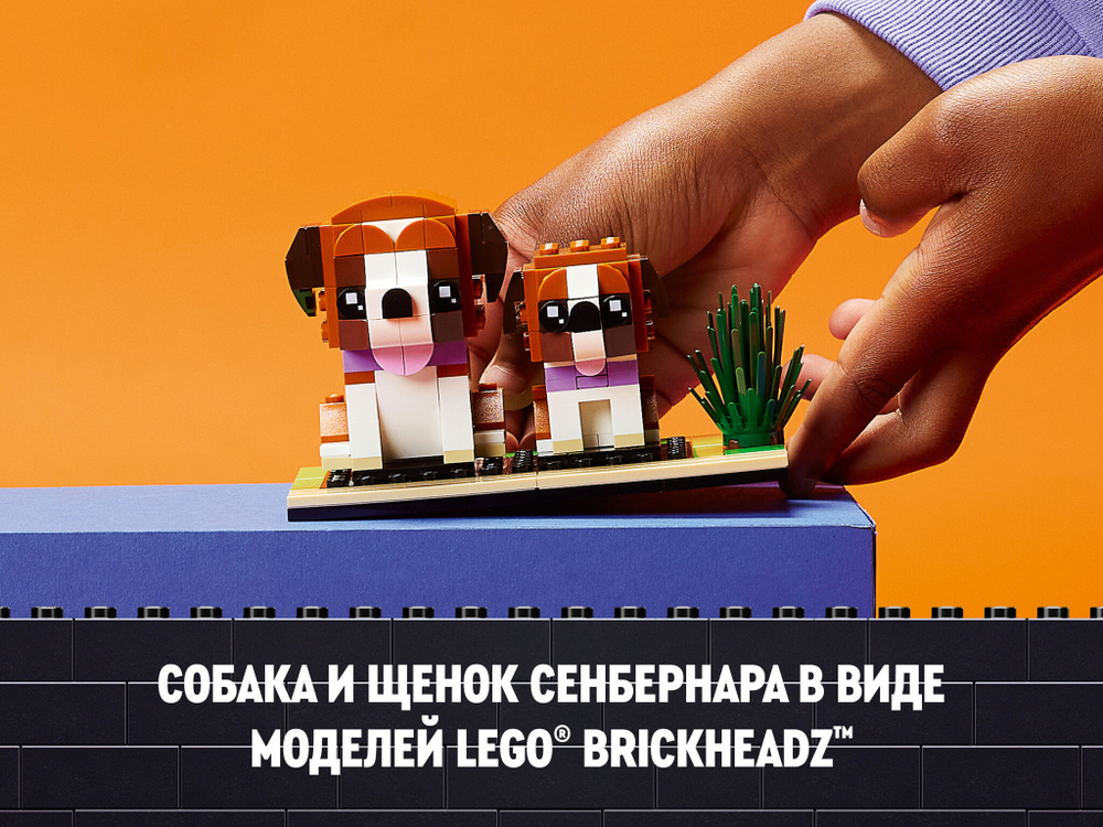 Конструктор LEGO BrickHeadz Сувенирный набор Сенбернар | 40543