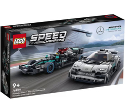 Конструктор LEGO Speed Champions Mercedes-AMG F1 W12 E Performance и Mercedes-AMG Project One | 76909