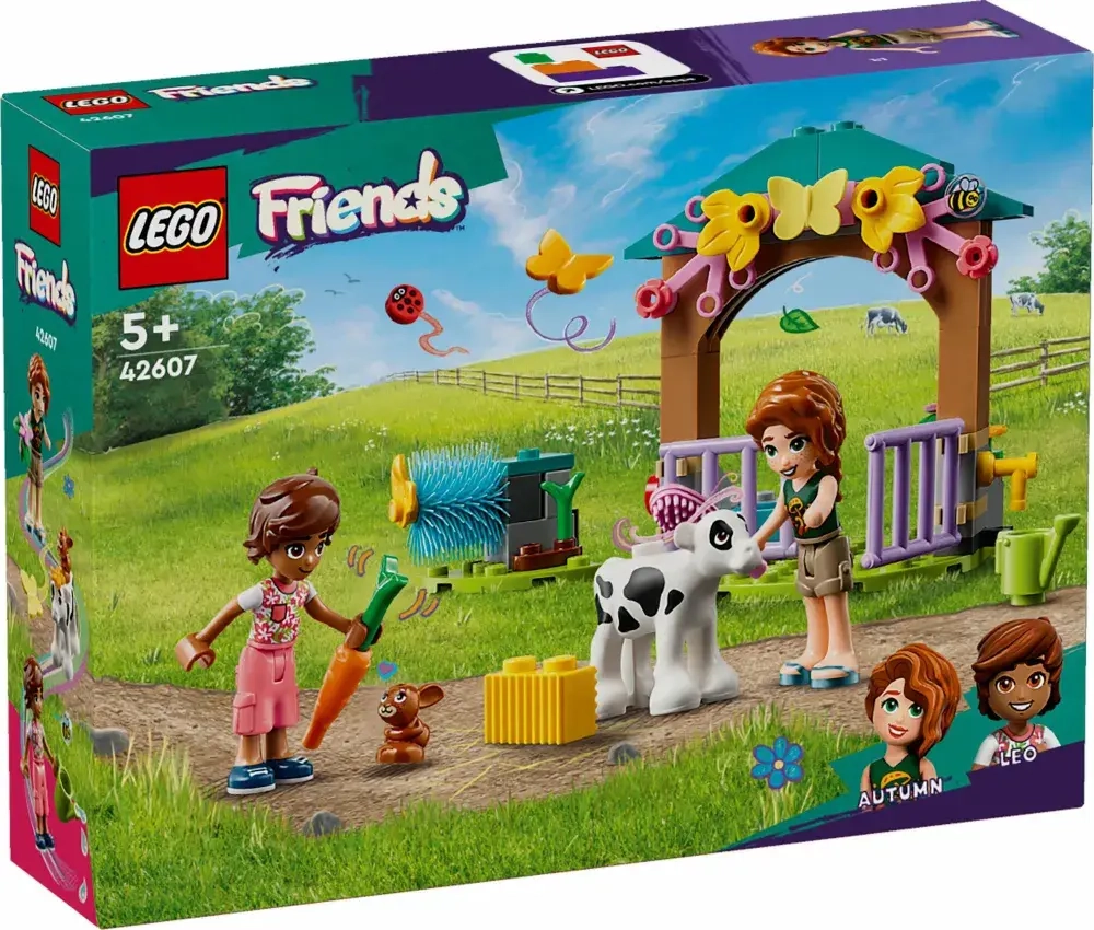 Конструктор детский LEGO Friends Коровник Отэм для телят 42607