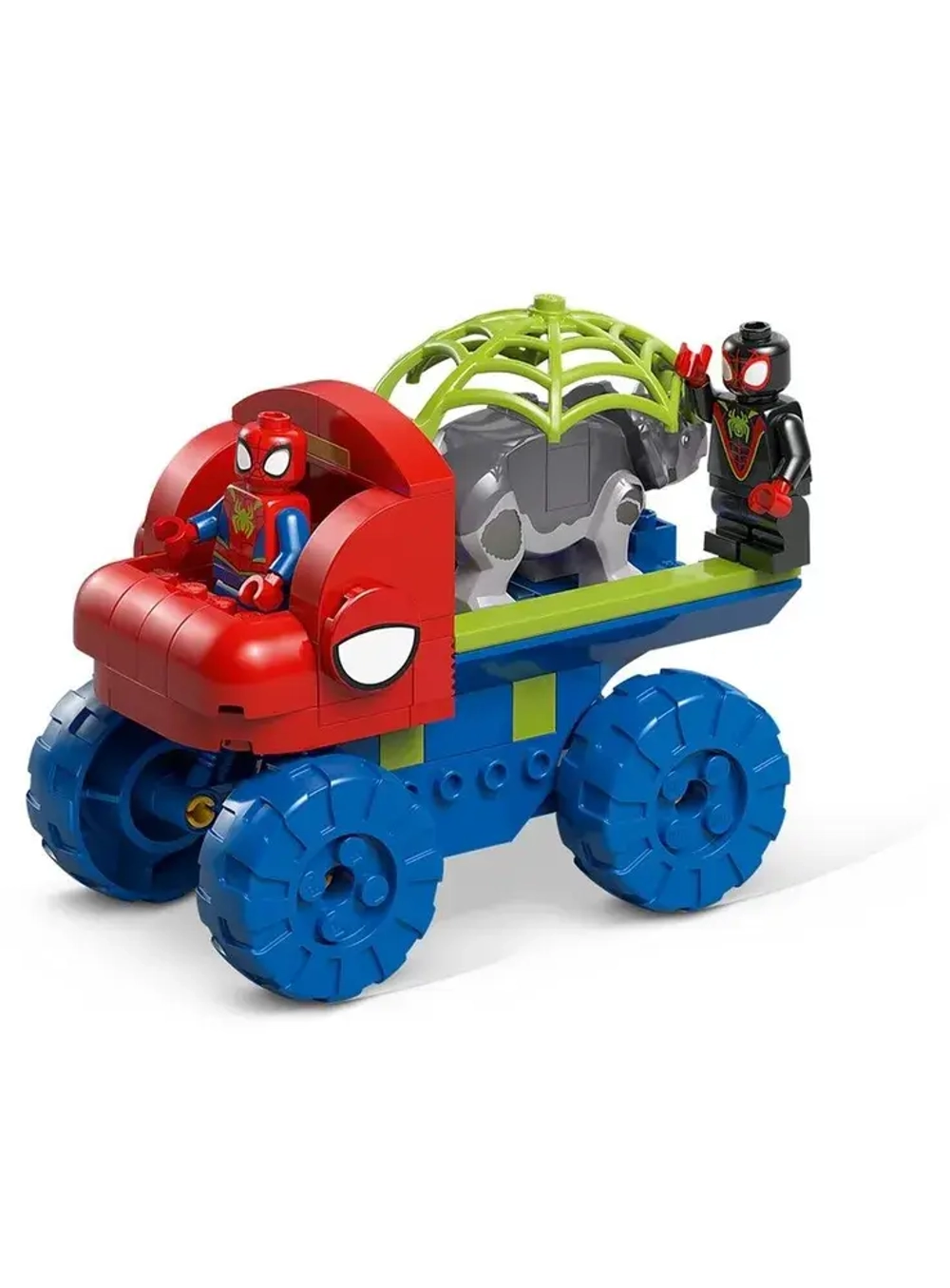 Конструктор LEGO Marvel Команда Паучков на спасательной миссии в грузовике-динозавре 11199