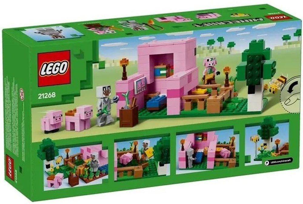 Конструктор LEGO Minecraft Дом поросёнка | 21268