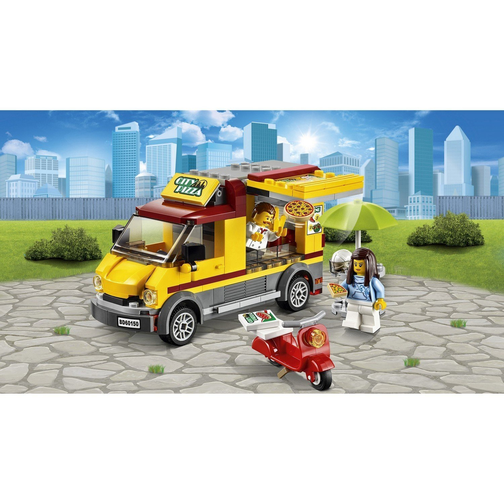 Конструктор LEGO City Great Vehicles Фургон-пиццерия | 60150