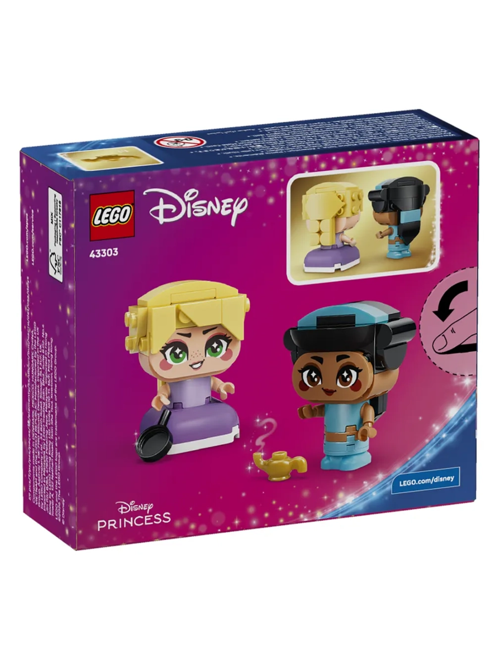 Конструктор LEGO Disney Princess 43303 Мини-принцессы: Жасмин и Рапунцель