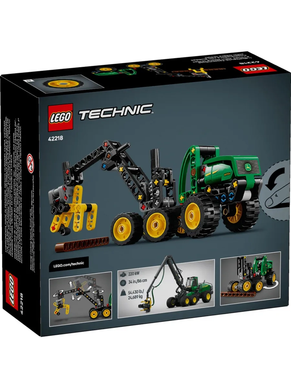 Конструктор LEGO Technic 42218 Колесный комбайн John Deere 1470H