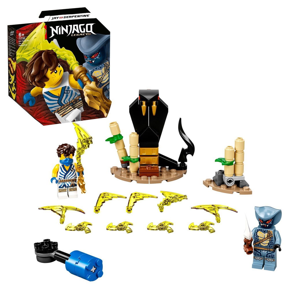 Конструктор LEGO Ninjago Легендарные битвы: Джей против воина-Серпентина | 71732