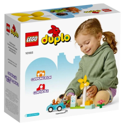 Конструктор LEGO DUPLO Ветряная турбина и электромобиль | 10985