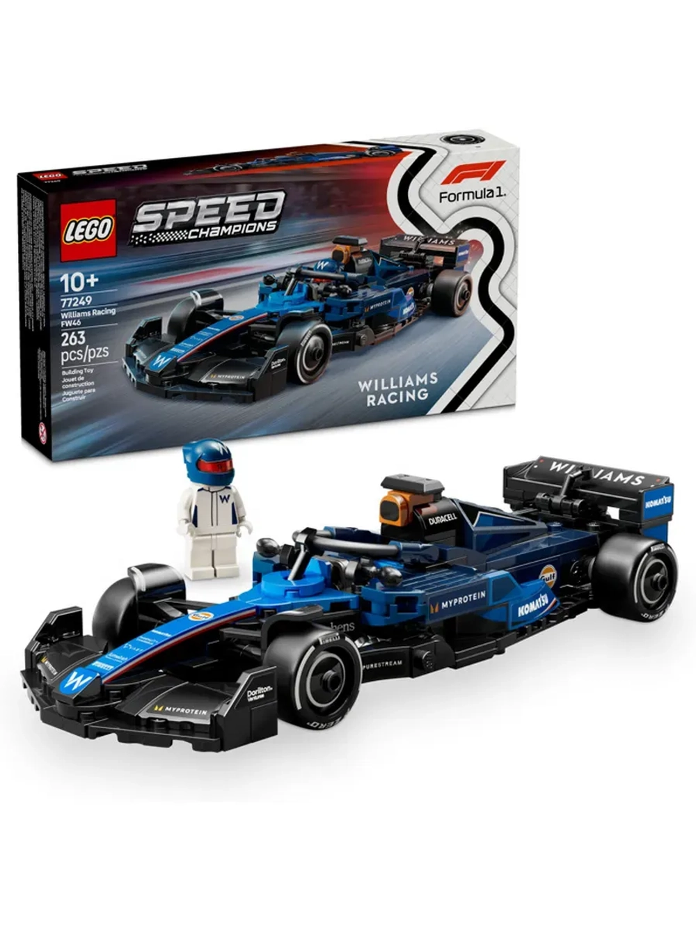 Конструктор LEGO Speed Champions 77249 Автомобиль Williams Racing FW46 F1