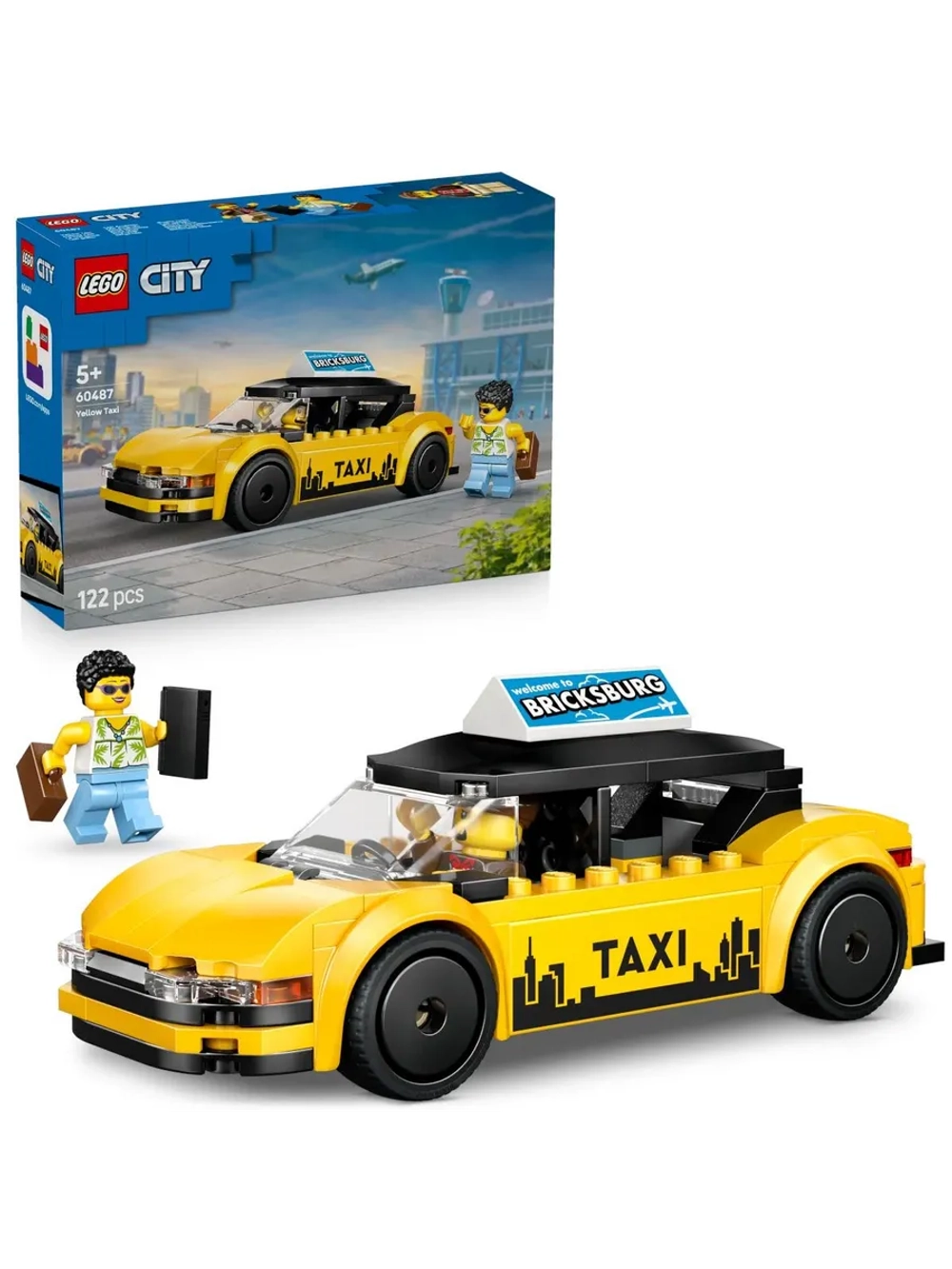 Конструктор LEGO City 60487 Желтое такси