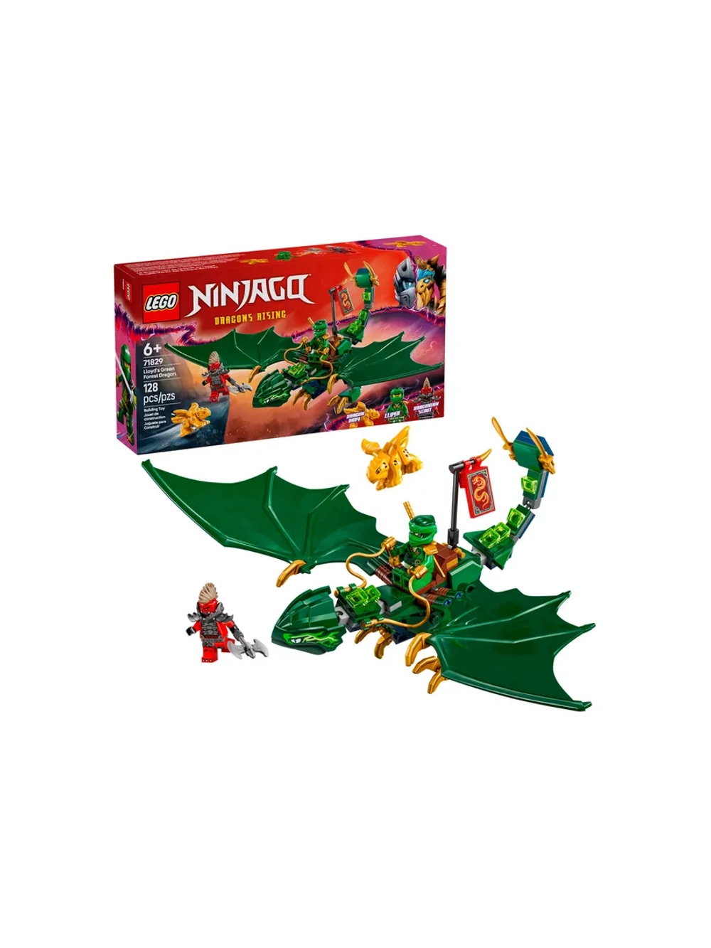 Конструктор LEGO Ninjago 71829 Лесной зелёный дракон Ллойда