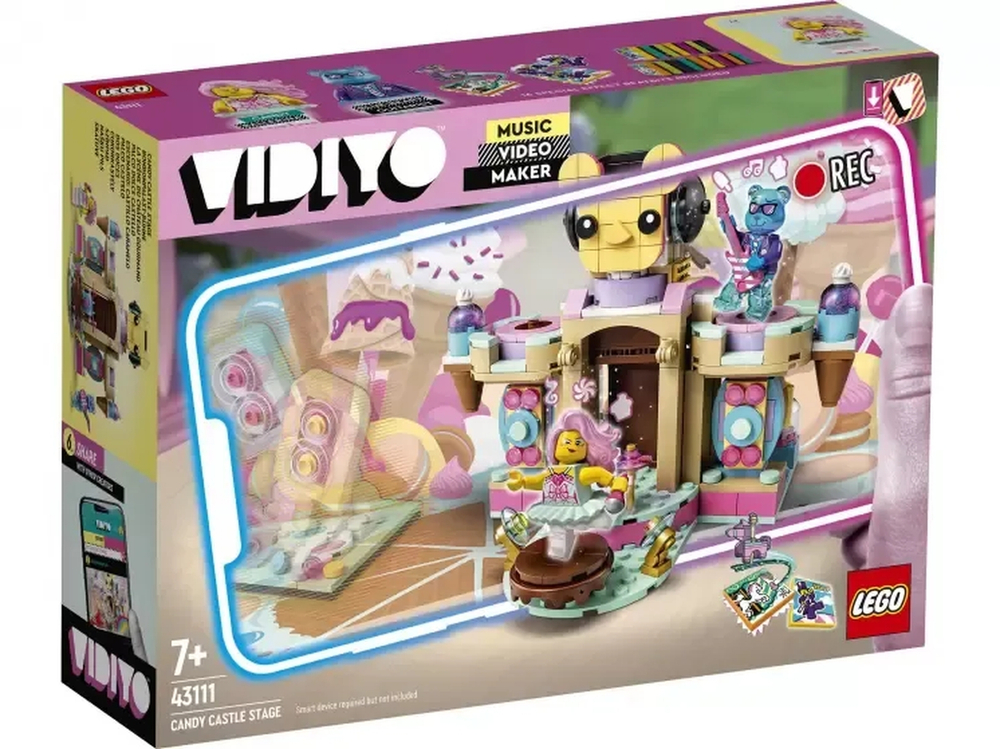 Конструктор LEGO VIDIYO Candy Castle Stage (Сцена карамельного замка) | 43111
