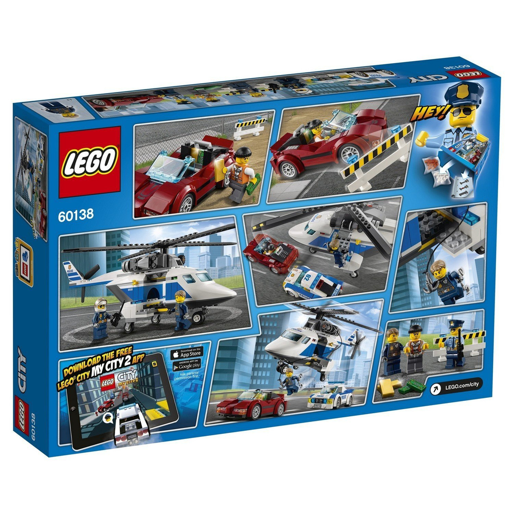 Конструктор LEGO City Police Стремительная погоня | 60138