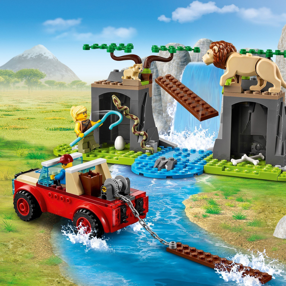 Конструктор LEGO City Спасательный внедорожник для зверей | 60301