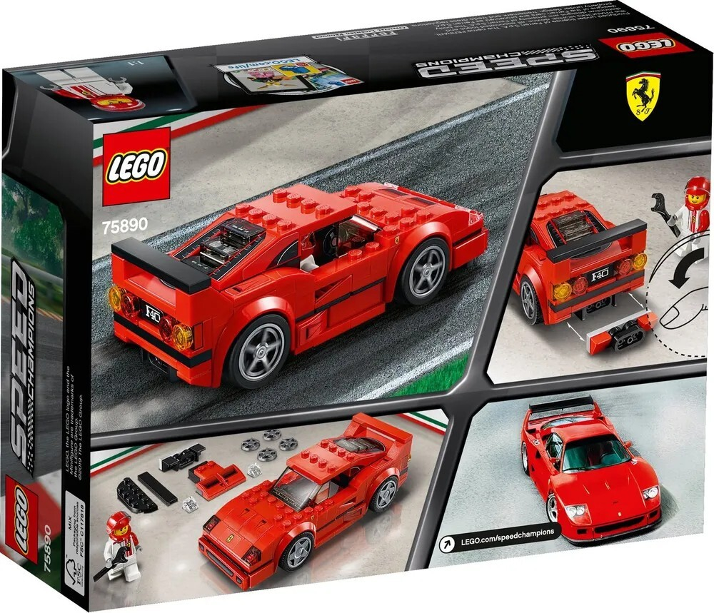 Конструктор LEGO Speed Champions Ferrari F40 Competizione | 75890