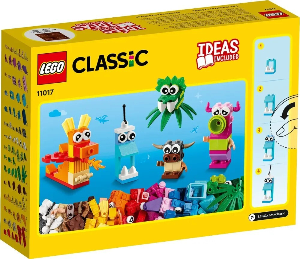 Конструктор LEGO Classic Творческие монстры | 11017