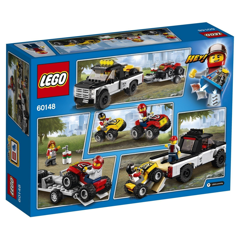 Конструктор LEGO City Great Vehicles Гоночная команда | 60148