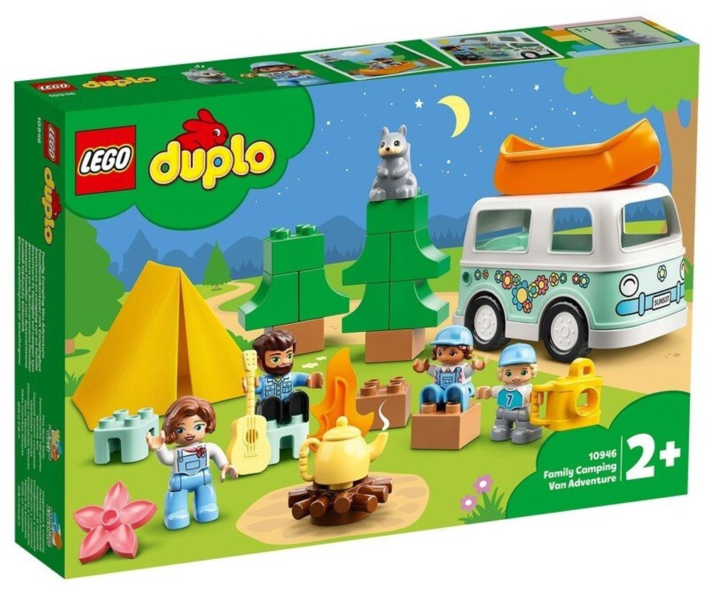 Конструктор LEGO DUPLO Town Семейное приключение на микроавтобусе | 10946