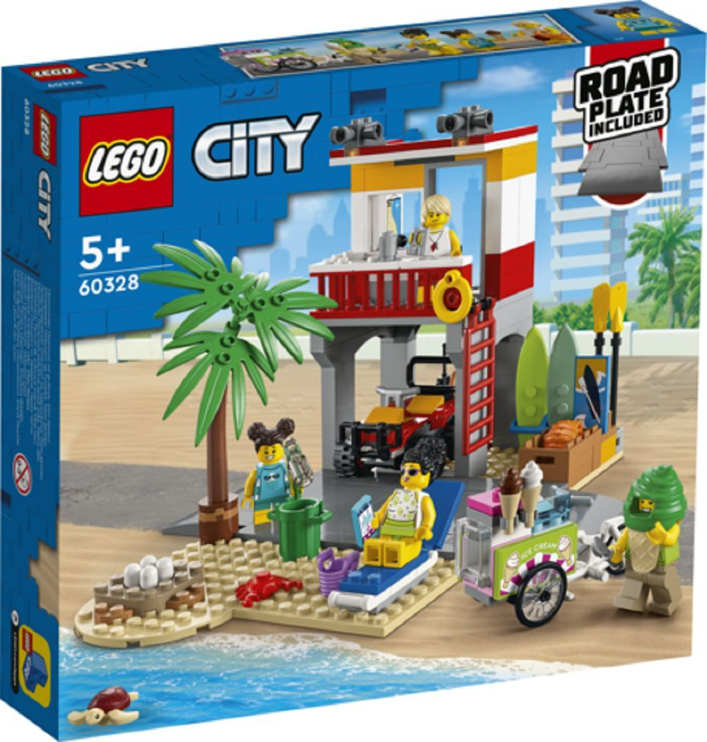 Конструктор LEGO City Пост спасателей на пляже | 60328