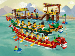 Конструктор LEGO Коллекционные наборы Гонка на лодках-драконах | 80103