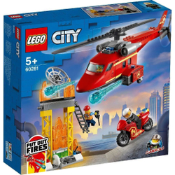 Конструктор LEGO City Fire Спасательный пожарный вертолёт | 60281