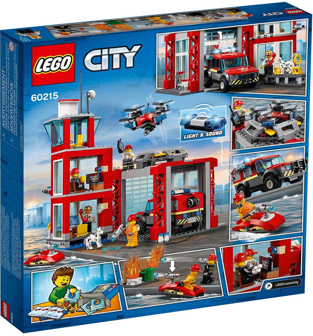 Конструктор LEGO City Fire Пожарное депо | 60215