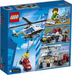 Конструктор LEGO City Police Погоня на полицейском вертолёте | 60243
