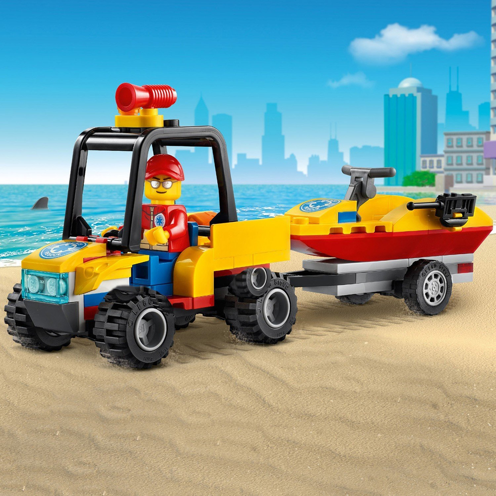 Конструктор LEGO City Great Vehicles Пляжный спасательный вездеход | 60286