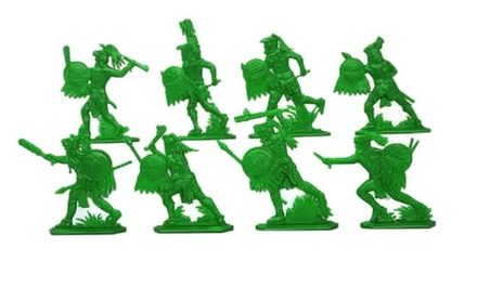 Солдатики "Ацтеки". Зеленые