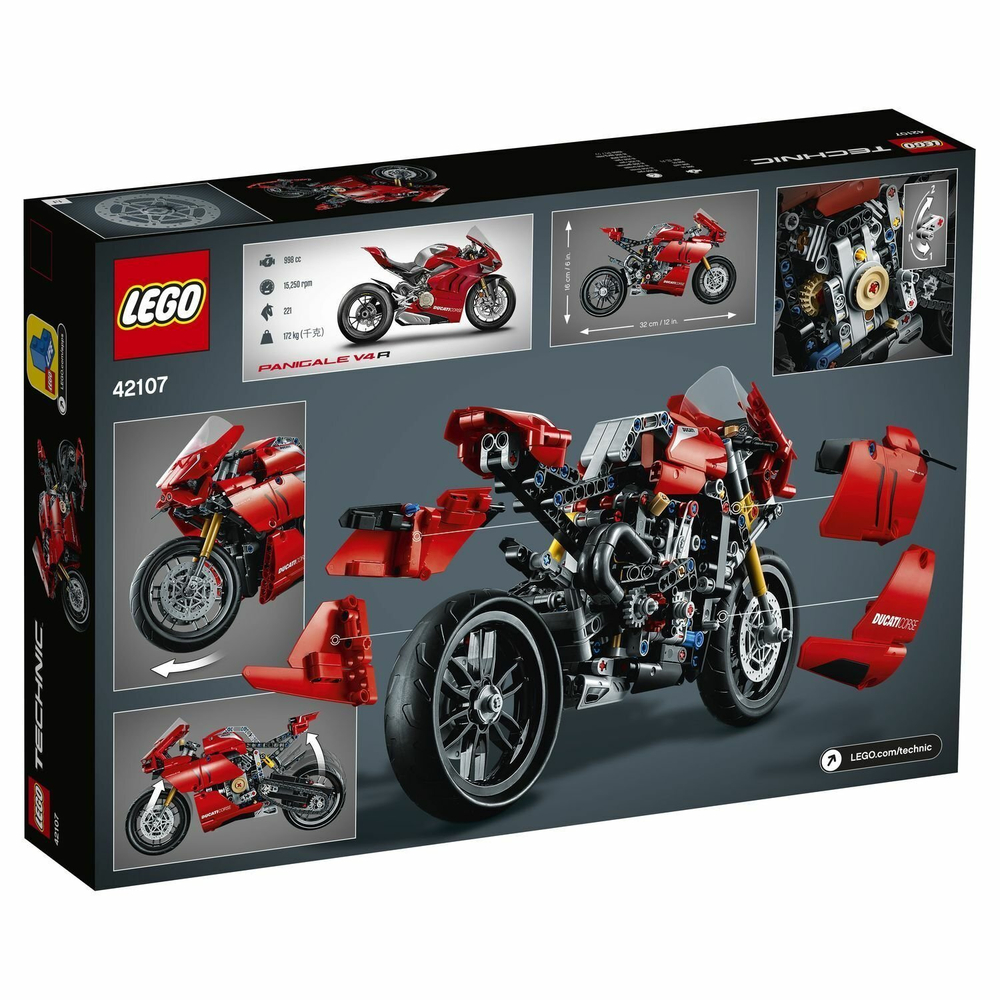 Конструктор LEGO Technic Ducati Panigale V4 R | 42107