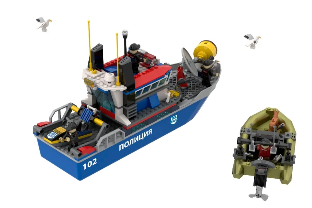 Конструктор Brick Labs Бриксити AB-1310 Операция Лосось