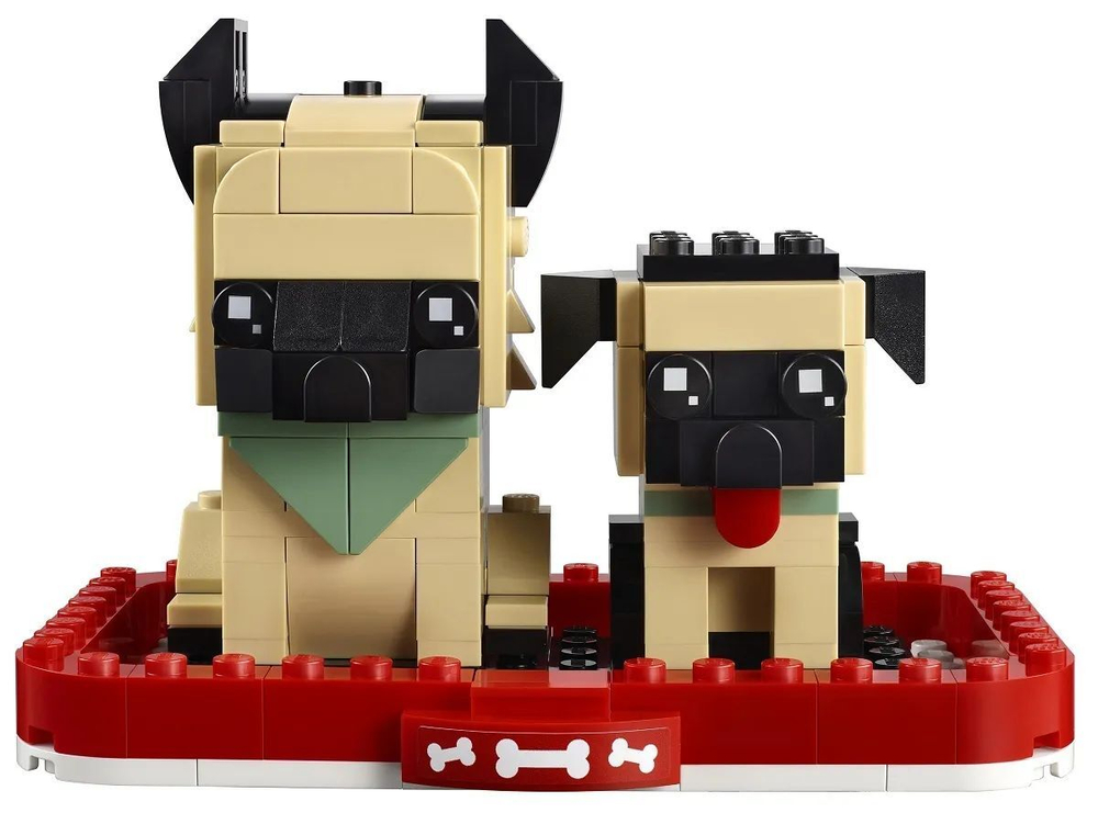 Конструктор LEGO BrickHeadz Сувенирный набор Немецкая овчарка | 40440