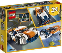 Конструктор LEGO Creator Оранжевый гоночный автомобиль | 31089