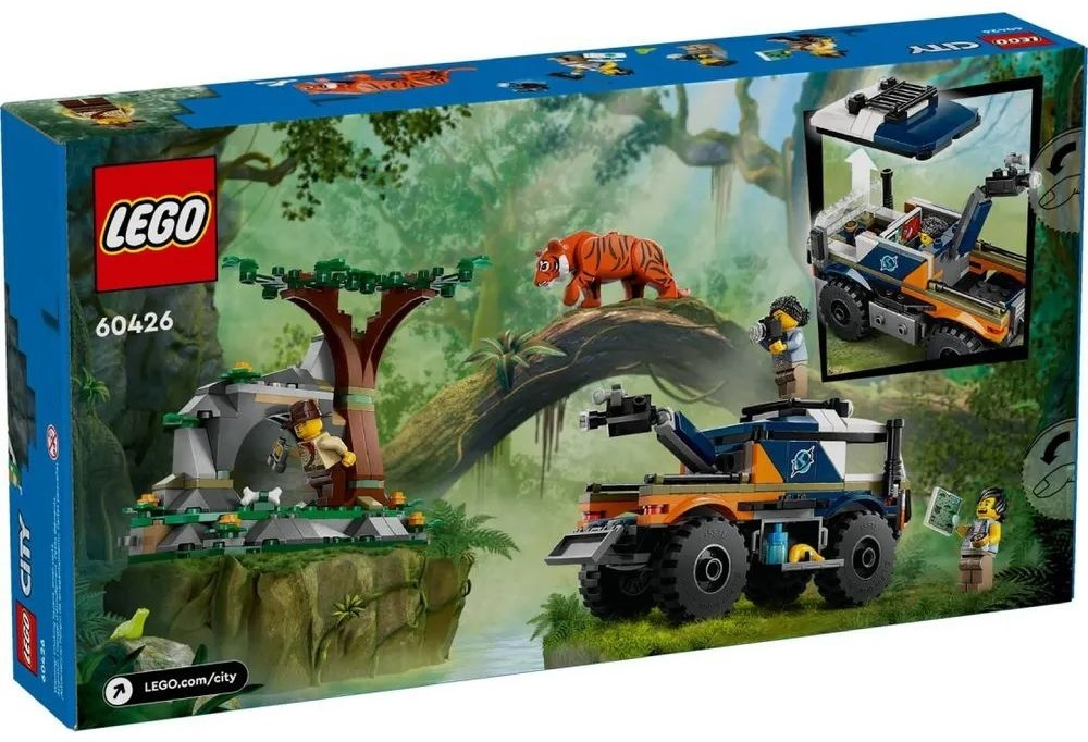 Конструктор LEGO City Внедорожный грузовик Исследователь джунглей | 60426
