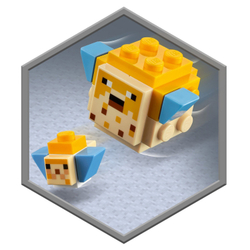 Конструктор LEGO Minecraft Коралловый риф | 21164