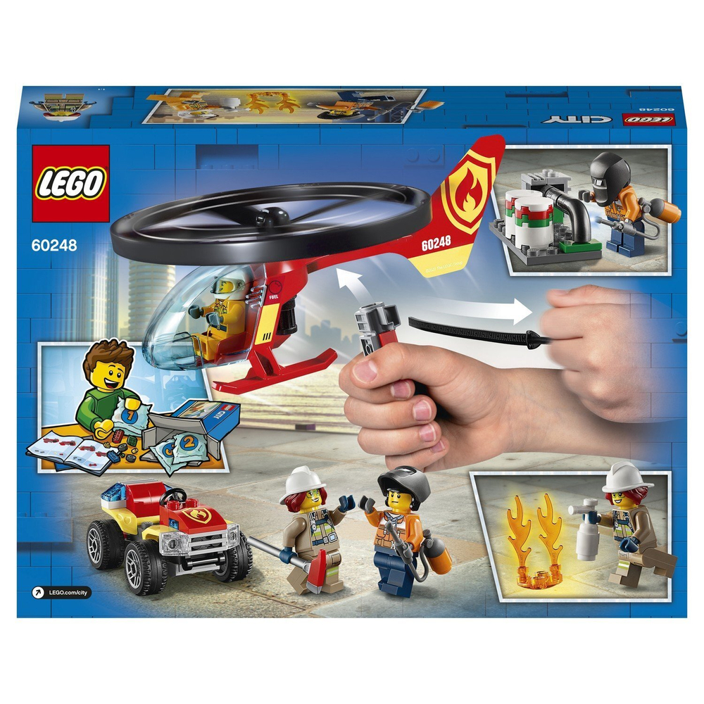 Конструктор LEGO City Fire Пожарный спасательный вертолёт | 60248