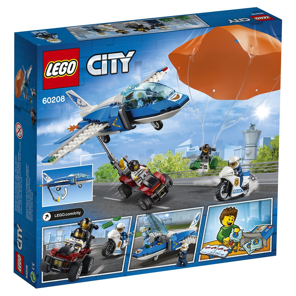 Конструктор LEGO City Police Воздушная полиция: арест парашютиста | 60208