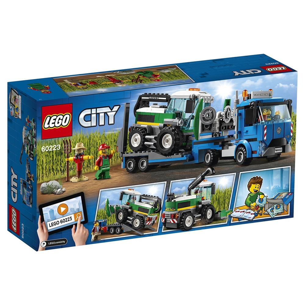 Конструктор LEGO City Great Vehicles Транспортировщик для комбайнов | 60223