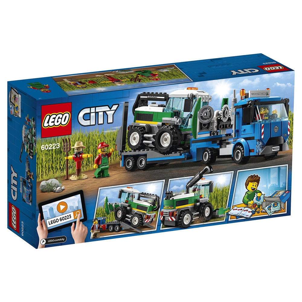 Конструктор LEGO City Great Vehicles Транспортировщик для комбайнов | 60223