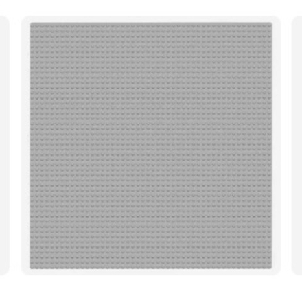 Строительная пластина 25х25 светло-серая, pd0004