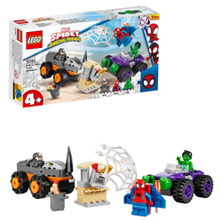 Конструктор LEGO Super Heroes Схватка Халка и Носорога на грузовиках | 10782